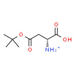 ChemSpider 2D Image | (1R)-1-Carboxy-3-[(2-methyl-2-propanyl)oxy]-3-oxo-1-propanaminium | C8H16NO4