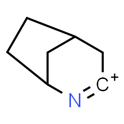ChemSpider 2D Image | 2-Azabicyclo[3.2.1]oct-2-en-3-ylium | C7H10N