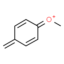 ChemSpider 2D Image | Methyl(4-methylene-2,5-cyclohexadien-1-ylidene)oxonium | C8H9O