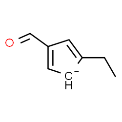 ChemSpider 2D Image | 2-Ethyl-4-formyl-2,4-cyclopentadienide | C8H9O