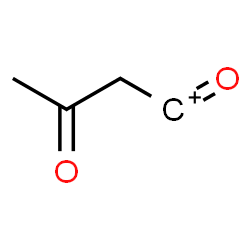 ChemSpider 2D Image | 1,3-Dioxobut-1-ylium | C4H5O2