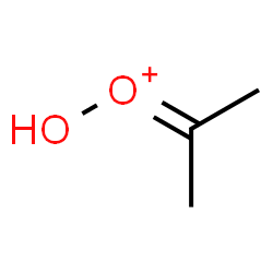 ChemSpider 2D Image | Isopropylidenedioxidanium | C3H7O2