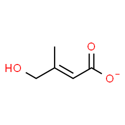 ChemSpider 2D Image | (2E)-4-Hydroxy-3-methyl-2-butenoate | C5H7O3