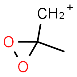 ChemSpider 2D Image | (3-Methyl-3-dioxiranyl)methylium | C3H5O2