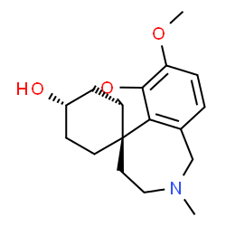 ChemSpider 2D Image | (3alpha,4abeta)-1,2-Dihydrogalanthamine | C17H23NO3