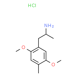 ChemSpider 2D Image | 2,5-Dimethoxy-4-methylamphetamine Hydrochloride | C12H20ClNO2