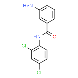 ChemSpider 2D Image | 3-Amino-N-(2,4-dichlorophenyl)benzamide | C13H10Cl2N2O