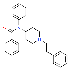 ChemSpider 2D Image | N-Phenyl-N-[1-(2-phenylethyl)-4-piperidinyl]benzamide | C26H28N2O