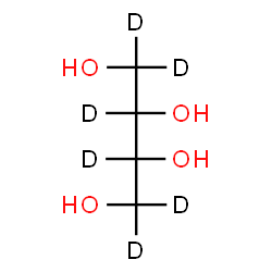 ChemSpider 2D Image | 1,2,3,4-(~2~H_6_)Butanetetrol | C4H4D6O4