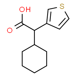 ChemSpider 2D Image | Cyclohexyl(3-thienyl)acetic acid | C12H16O2S