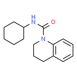 ChemSpider 2D Image | N-Cyclohexyl-3,4-dihydro-1(2H)-quinolinecarboxamide | C16H22N2O
