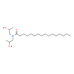 ChemSpider 2D Image | PALMITIC DIISOPROPANOLAMINE | C22H45NO3