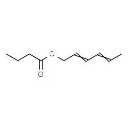 ChemSpider 2D Image | Hexa-2,4-dienyl butyrate | C10H16O2