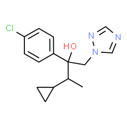 ChemSpider 2D Image | cyproconazole | C15H18ClN3O