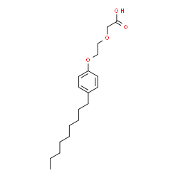 ChemSpider 2D Image | [2-(4-Nonylphenoxy)ethoxy]acetic acid | C19H30O4