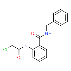 ChemSpider 2D Image | N-Benzyl-2-[(chloroacetyl)amino]benzamide | C16H15ClN2O2