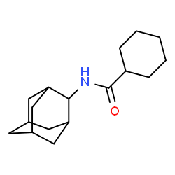 ChemSpider 2D Image | N-(Adamantan-2-yl)cyclohexanecarboxamide | C17H27NO