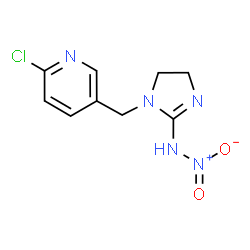 ChemSpider 2D Image | Imidacloprid | C9H10ClN5O2