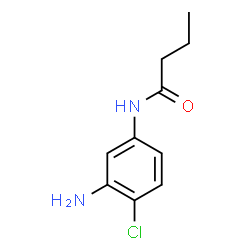 ChemSpider 2D Image | N-(3-Amino-4-chlorophenyl)butanamide | C10H13ClN2O