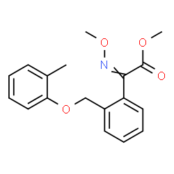 ChemSpider 2D Image | Methyl (methoxyimino){2-[(2-methylphenoxy)methyl]phenyl}acetate | C18H19NO4
