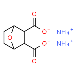 ChemSpider 2D Image | Diammonium 7-oxabicyclo[2.2.1]heptane-2,3-dicarboxylate | C8H16N2O5