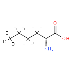 ChemSpider 2D Image | D-(3,3,4,4,5,5,6,6,6-~2~H_9_)Norleucine | C6H4D9NO2