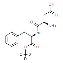 ChemSpider 2D Image | (~2~H_3_)Methyl D-alpha-aspartyl-D-phenylalaninate | C14H15D3N2O5