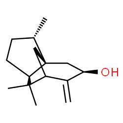 ChemSpider 2D Image | (1beta,2alpha,5alpha,9beta)-Cedr-8(15)-en-9-ol | C15H24O
