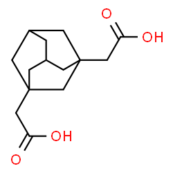 ChemSpider 2D Image | 1,3-Adamantanediacetic acid | C14H20O4