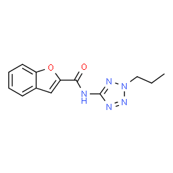 ChemSpider 2D Image | N-(2-Propyl-2H-tetrazol-5-yl)-1-benzofuran-2-carboxamide | C13H13N5O2