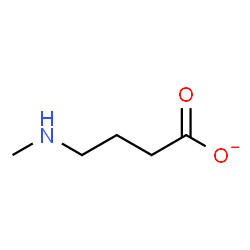 ChemSpider 2D Image | 4-(Methylamino)butanoate | C5H10NO2