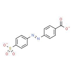 ChemSpider 2D Image | 4-carboxylato-4'-sulfonatoazobenzene | C13H8N2O5S