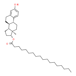 ChemSpider 2D Image | (8alpha,9beta,13alpha,14beta,17alpha)-3-Hydroxyestra-1(10),2,4-trien-17-yl stearate | C36H58O3