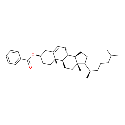 ChemSpider 2D Image | (3alpha,8alpha,9beta,10alpha,13alpha,14beta,17xi)-Cholest-5-en-3-yl benzoate | C34H50O2