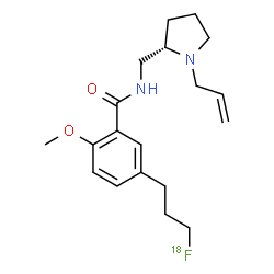 ChemSpider 2D Image | [18F]Desmethoxyfallypride | C19H2718FN2O2