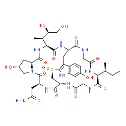 ChemSpider 2D Image | Alpha-Amanitin | C39H54N10O14S
