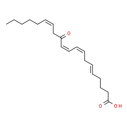 ChemSpider 2D Image | (5E,8Z,10Z,14Z)-12-Oxo-5,8,10,14-icosatetraenoic acid | C20H30O3