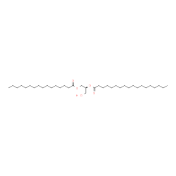 ChemSpider 2D Image | 1-Palmitoyl-2-stearoyl-sn-glycerol | C37H72O5