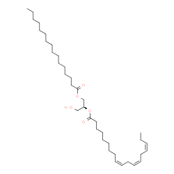 ChemSpider 2D Image | DG(16:0/18:3(9Z,12Z,15Z)/0:0) | C37H66O5