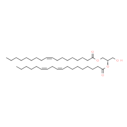 ChemSpider 2D Image | 1-oleoyl-2-linoleoyl-sn-glycerol | C39H70O5