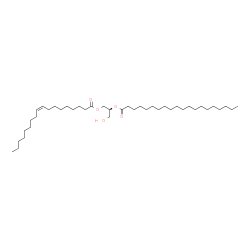 ChemSpider 2D Image | DG(18:1(9Z)/20:0/0:0)[iso2] | C41H78O5
