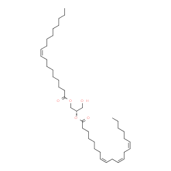 ChemSpider 2D Image | 1-oleoyl-2-(8Z,11Z,14Z-eicosatrienoyl)-sn-glycerol | C41H72O5