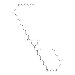 ChemSpider 2D Image | (2S)-1-Hydroxy-3-[(11Z,14Z)-11,14-icosadienoyloxy]-2-propanyl (8Z,11Z,14Z)-8,11,14-icosatrienoate | C43H74O5