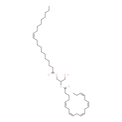 ChemSpider 2D Image | DG(20:1(11Z)/20:5(5Z,8Z,11Z,14Z,17Z)/0:0) | C43H72O5