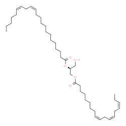 ChemSpider 2D Image | (2S)-1-Hydroxy-3-[(9Z,12Z,15Z)-9,12,15-octadecatrienoyloxy]-2-propanyl (13Z,16Z)-13,16-docosadienoate | C43H74O5