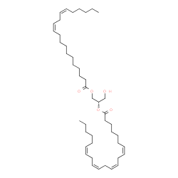 ChemSpider 2D Image | (2S)-1-Hydroxy-3-[(11Z,14Z)-11,14-icosadienoyloxy]-2-propanyl (7Z,10Z,13Z,16Z)-7,10,13,16-docosatetraenoate | C45H76O5