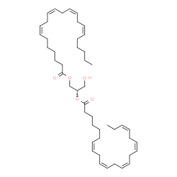 ChemSpider 2D Image | (2S)-1-[(7Z,10Z,13Z,16Z)-7,10,13,16-Docosatetraenoyloxy]-3-hydroxy-2-propanyl (7Z,10Z,13Z,16Z,19Z)-7,10,13,16,19-docosapentaenoate | C47H74O5
