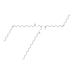 ChemSpider 2D Image | TG(16:0/16:1(9Z)/20:1(11Z))[iso6] | C55H102O6