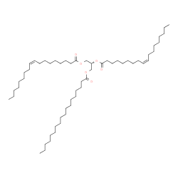 ChemSpider 2D Image | TG(18:0/18:1(9Z)/18:1(9Z))[iso3] | C57H106O6