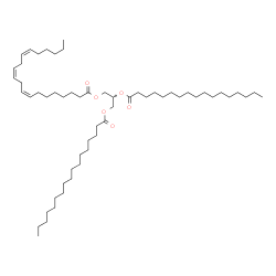 ChemSpider 2D Image | 2,3-Bis(heptadecanoyloxy)propyl (8Z,11Z,14Z)-8,11,14-icosatrienoate | C57H104O6